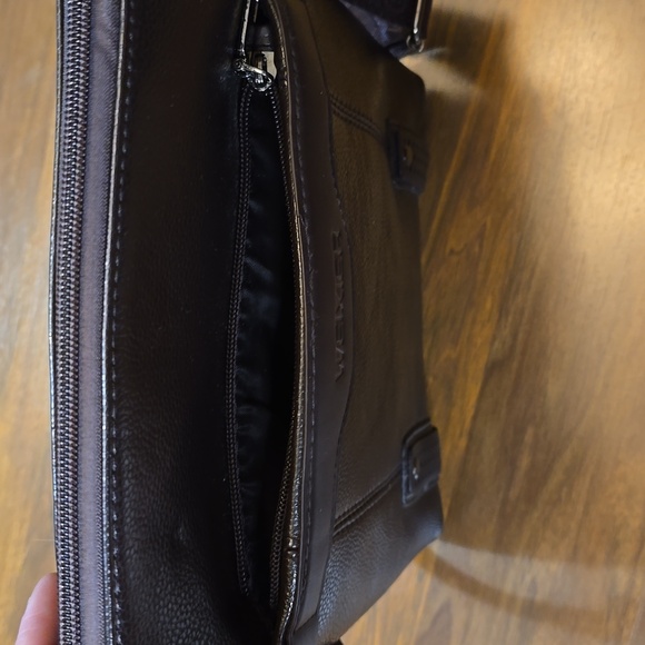 Weixier Men's Brown Crossbody Bag - Picture 6 of 10